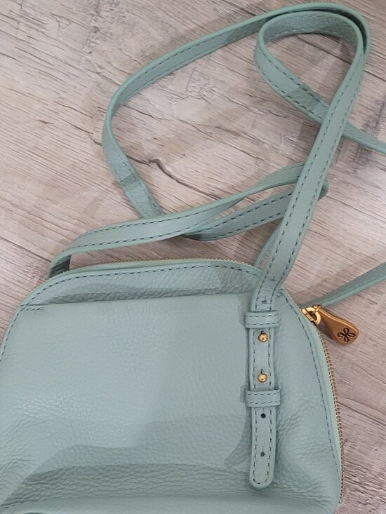 HOBO Handbags - Buatiful. Must have it HOBO Nash Crossbody Pebble Leather pale Green